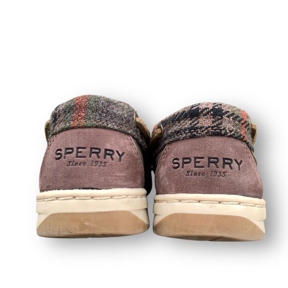 Sperry Top-Sider Women's Bluefish Wool Boat Shoe Dark Brown Leather Size 6.5 - Picture 6 of 14
